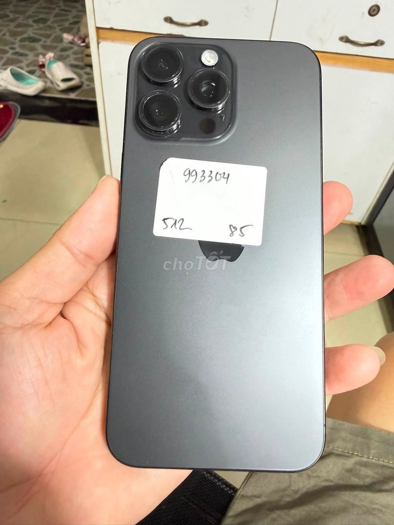 Apple iPhone 15 Pro Max 512GB Xám 85%. Mua bán Điện thoại tại Quận 1 Tp Hồ Chí Minh được đăng bởi Hội Đồ Điện Tử hình 1