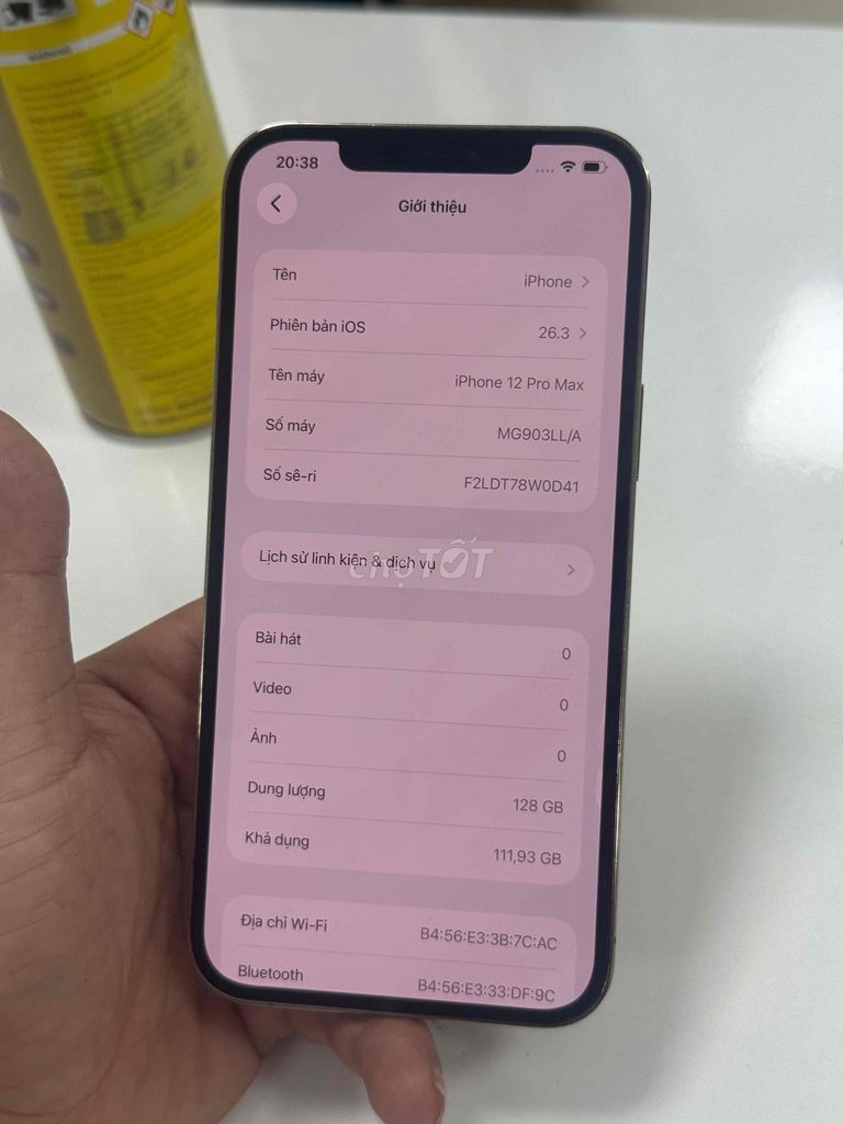 Apple iPhone 12 Pro Max 128GB Vàng. Mua bán Điện thoại tại Thành phố Thuận An Bình Dương được đăng bởi Trung Apple Ko bán góp hình 1
