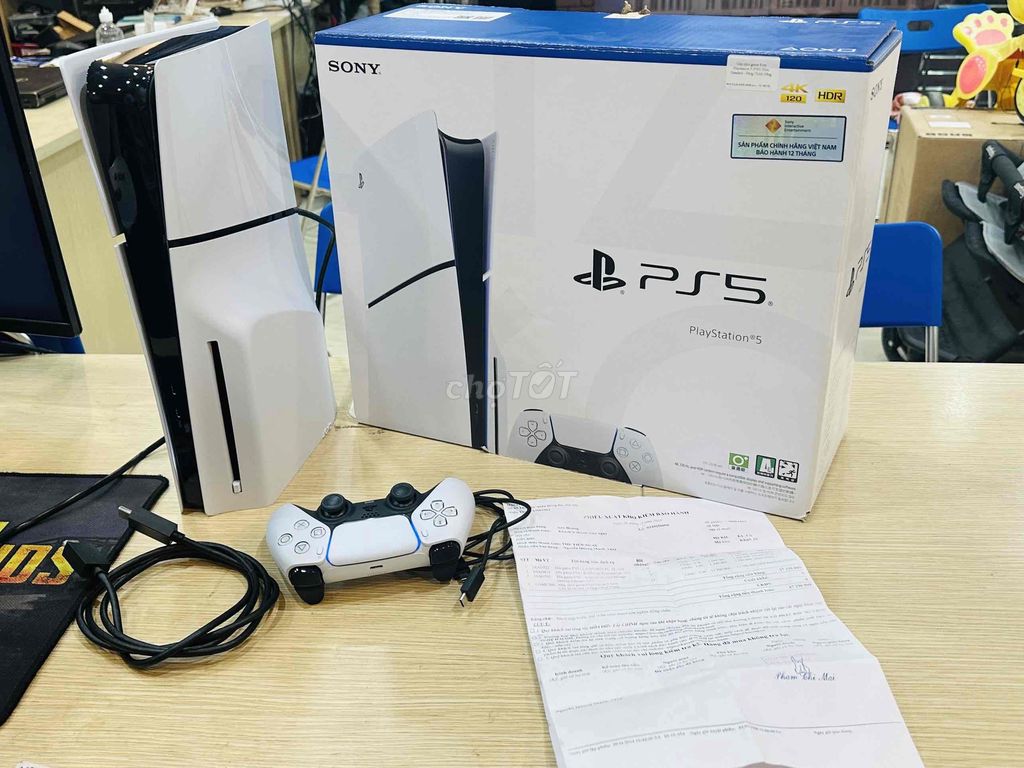 PS5 SLIM VỪA LẤY 3 HÔM NGUYÊN HỘP HÓA ĐƠN MUA 20.1