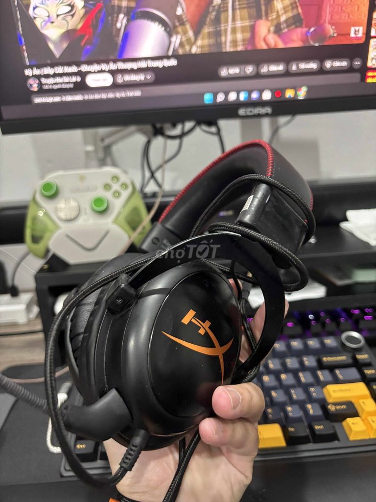 Tai nghe Kingston HyperX Cloud II Đen Đỏ. Mua bán Tivi, Âm thanh tại Quận Cầu Giấy Hà Nội được đăng bởi Brian Ng hình 1