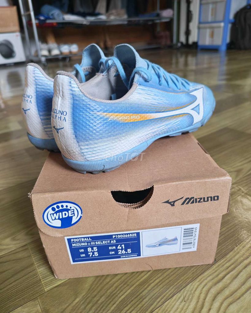 Giày bóng đá Mizuno Alpha III Select AS. Mua bán Đồ thể thao, Dã ngoại tại Thành phố Kon Tum Kon Tum được đăng bởi Chế Quang Vinh hình 1