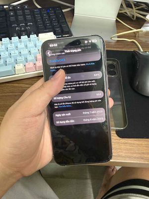 Apple iPhone 15 Pro Max Bạc