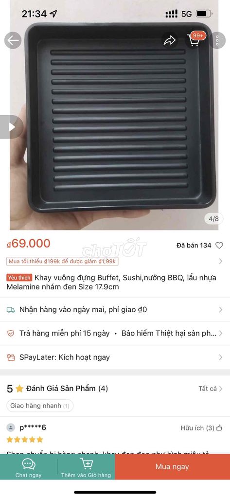 200 khay nhựa melamin 18cm lấy số lượng 15k _____