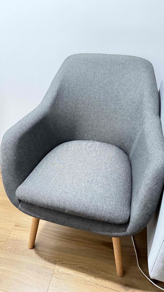 Ghế JYSK sofa đơn Vải Gỗ Xám. Mua bán Bàn ghế tại Quận 11 Tp Hồ Chí Minh được đăng bởi thanh hình 1