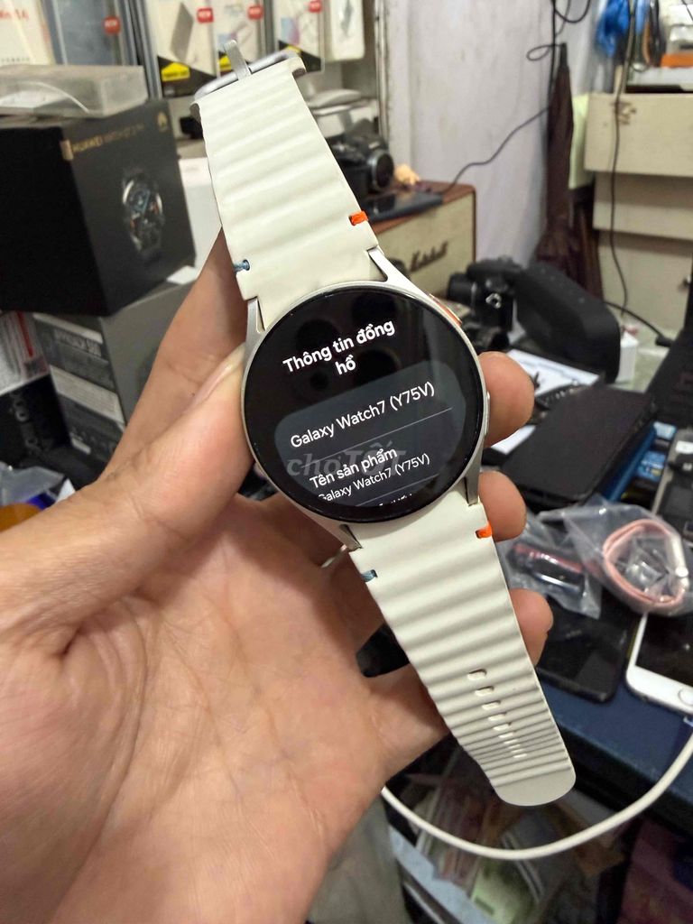 Samsung Watch 7 40mm trắng gps. Mua bán Thiết bị đeo thông minh tại Quận Ba Đình Hà Nội được đăng bởi Mr Cường hình 1
