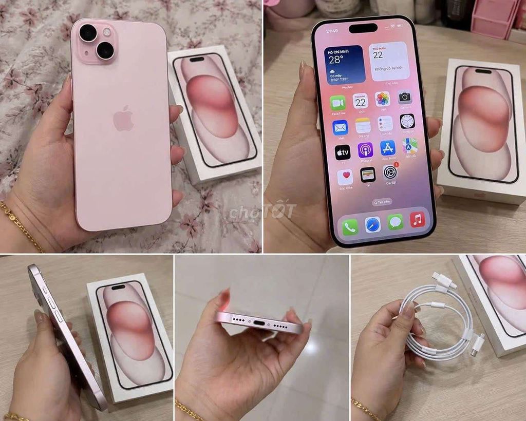 Apple iPhone 15 Plus 128GB Hồng. Mua bán Điện thoại tại Thành phố Thủ Đức Tp Hồ Chí Minh được đăng bởi Bùi Trà My hình 1