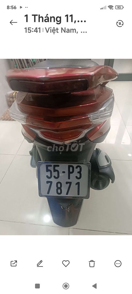 Xe máy SYM Attila màu đỏ, 10000km. Mua bán Xe máy tại Quận Tân Phú Tp Hồ Chí Minh được đăng bởi Nguyên quynh hình 1