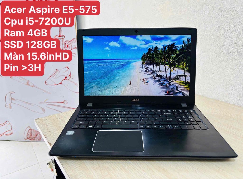 Acer Aspire E5-575 i5-7200U 15.6 inch 4GB/128GB. Mua bán Laptop tại Quận Ninh Kiều Cần Thơ được đăng bởi Thành Đạt hình 1