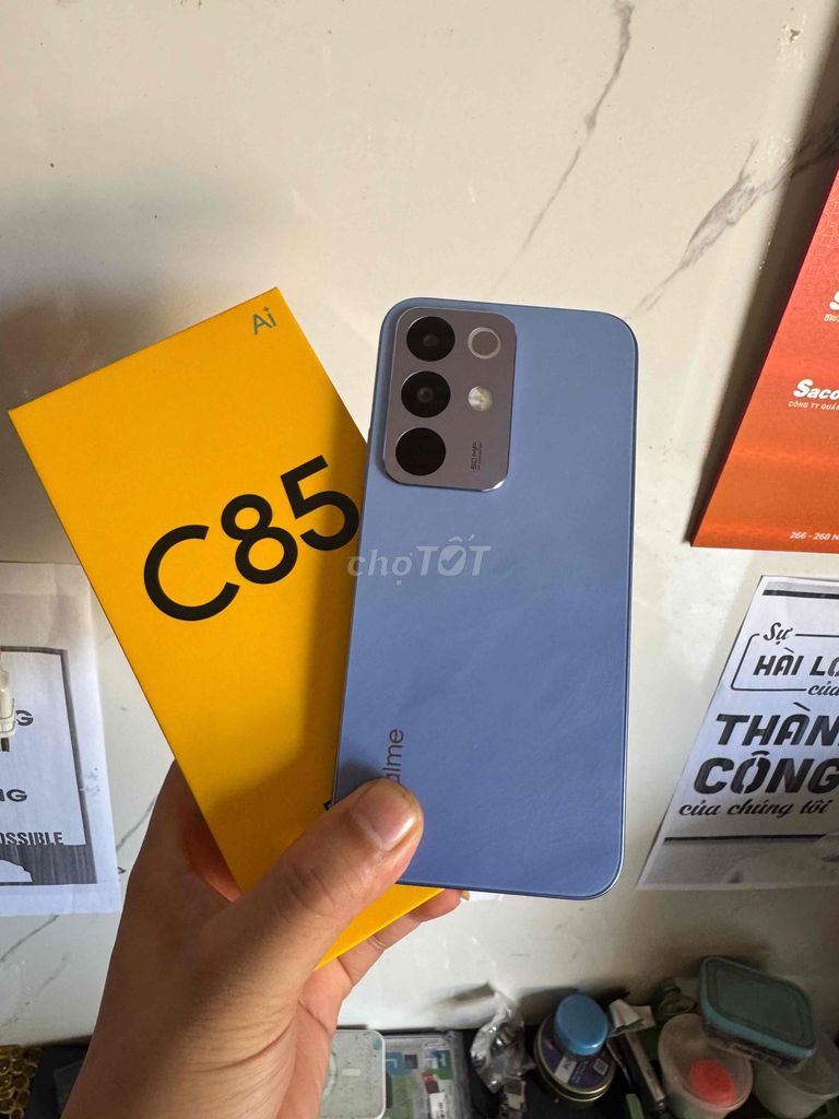 Realme C85 128GB Xanh fullbox siêu lướt ạ. Mua bán Điện thoại tại Thành phố Buôn Ma Thuột Đắk Lắk được đăng bởi Tiến BMT47 hình 1