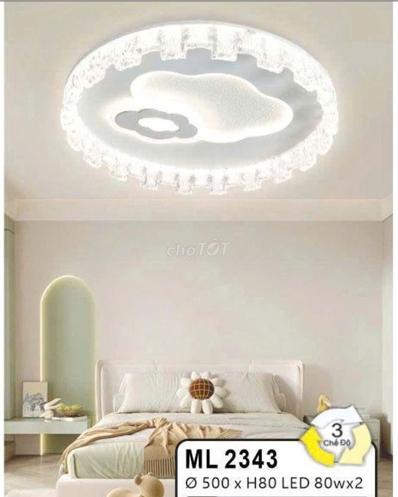 Đèn LED ốp trần Tròn 3 chế độ 80W. Mua bán Đèn tại Quận 8 Tp Hồ Chí Minh được đăng bởi NGUYỄN THỊ HẠNH hình 1