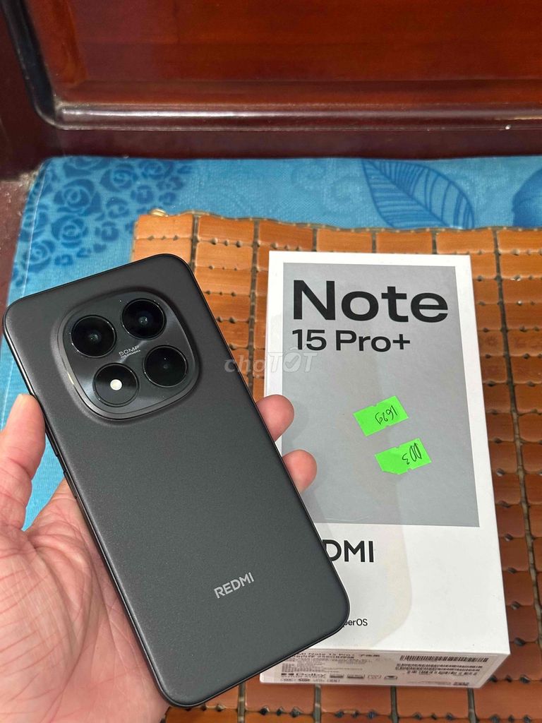 Redmi Note 15 Pro+ 12/256GB Đen fullbox zin bán ạ. Mua bán Điện thoại tại Thành phố Thủ Dầu Một Bình Dương được đăng bởi Hoàng hải hình 1