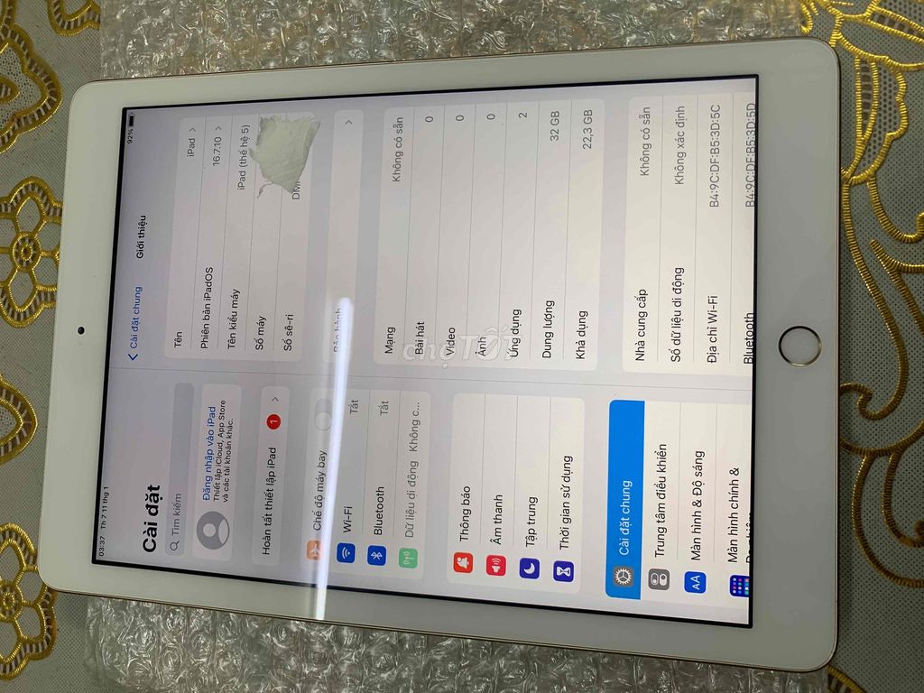 Ipad gen 5 wifi +4g bản 32g