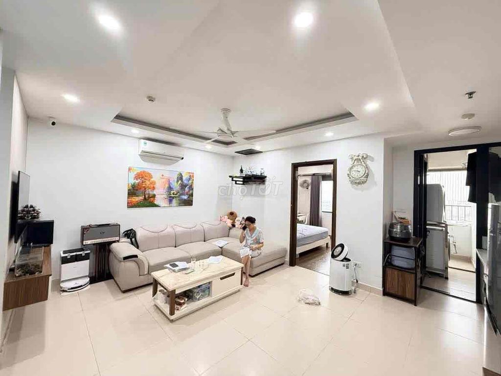 CC Trương Định Lô góc 90m2, 3 ngủ, ban công rộng, full đồ, ở luôn