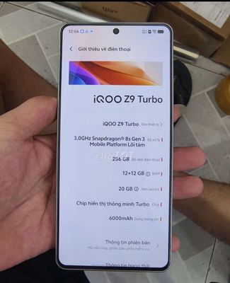 iQOO Z9 Turbo Trắng 12GB/128GB. Mua bán Điện thoại tại Quận Nam Từ Liêm Hà Nội được đăng bởi xuân thành nguyễn