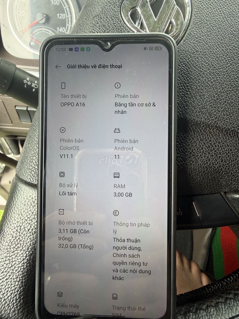 Oppo A16 3GB/32GB Android 11. Mua bán Điện thoại tại Thành phố Buôn Ma Thuột Đắk Lắk được đăng bởi Tuấn anh hình 1