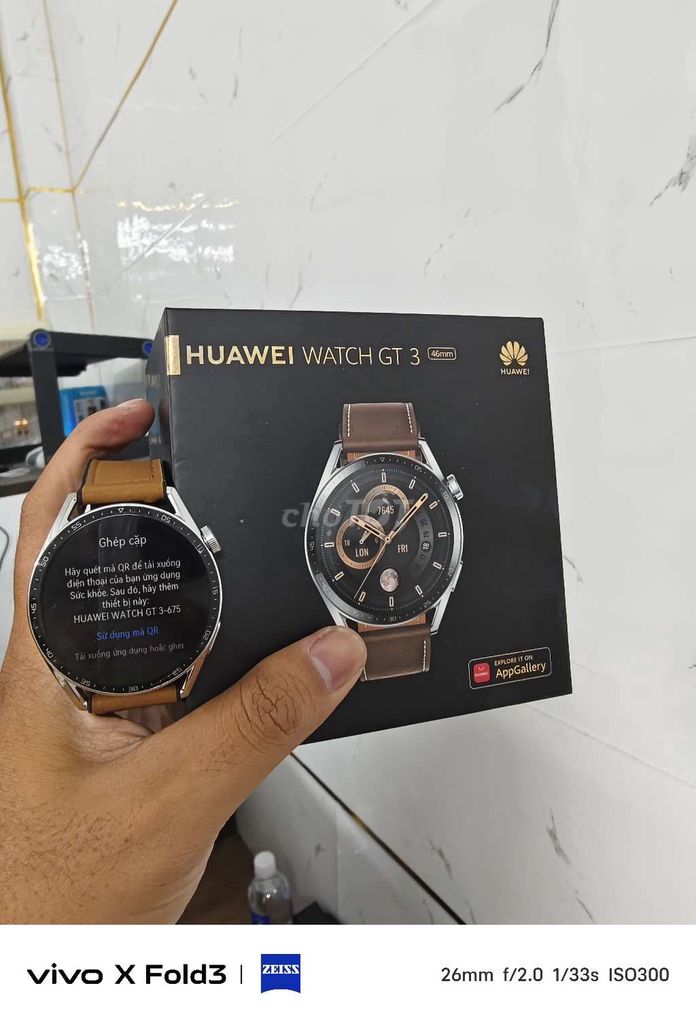 Huawei Watch GT 3 46mm Dây da Nâu. Mua bán Thiết bị đeo thông minh tại Quận 8 Tp Hồ Chí Minh được đăng bởi Đam Mê Công Nghệ hình 1