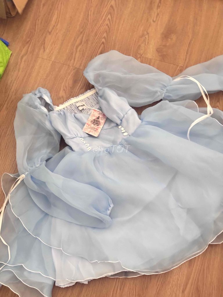 Đầm nữ voan xanh dương. Mua bán Quần áo tại Quận Bình Tân Tp Hồ Chí Minh được đăng bởi Hữu Phước hình 1