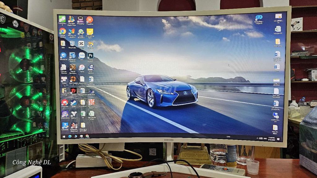 Samsung 32inch 144hz cong còn ngon