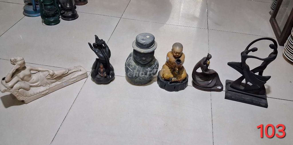Tượng decor Gốm, Nhựa nhiều màu. Mua bán Cây cảnh, đồ trang trí tại Quận 6 Tp Hồ Chí Minh được đăng bởi sưu tập hình 1