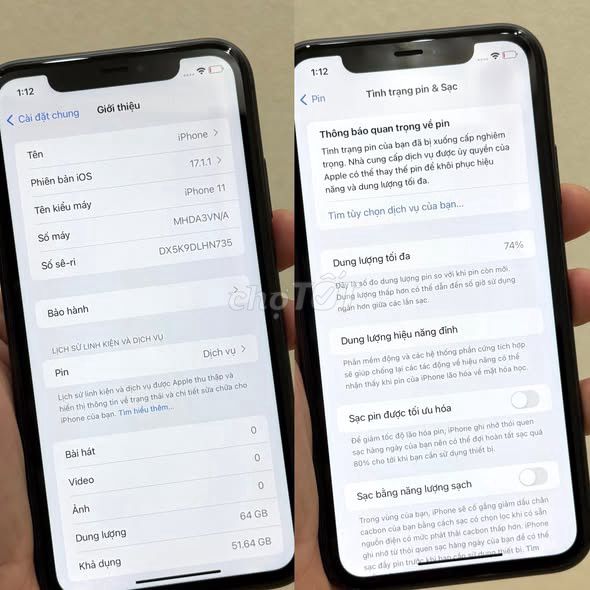 Apple iPhone 11 64GB Đen. Mua bán Điện thoại tại Huyện Trảng Bàng Tây Ninh được đăng bởi Hội Đồ Điện Tử hình 1