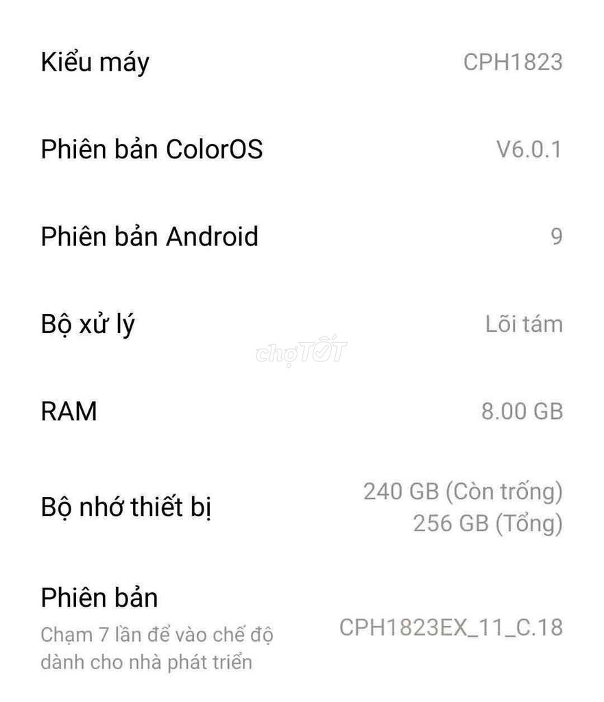 OPPO F9 PRO - BẢNG 8GB/256GB. Mua bán Điện thoại tại Huyện Cần Giuộc Long An được đăng bởi Nii Nyy hình 1