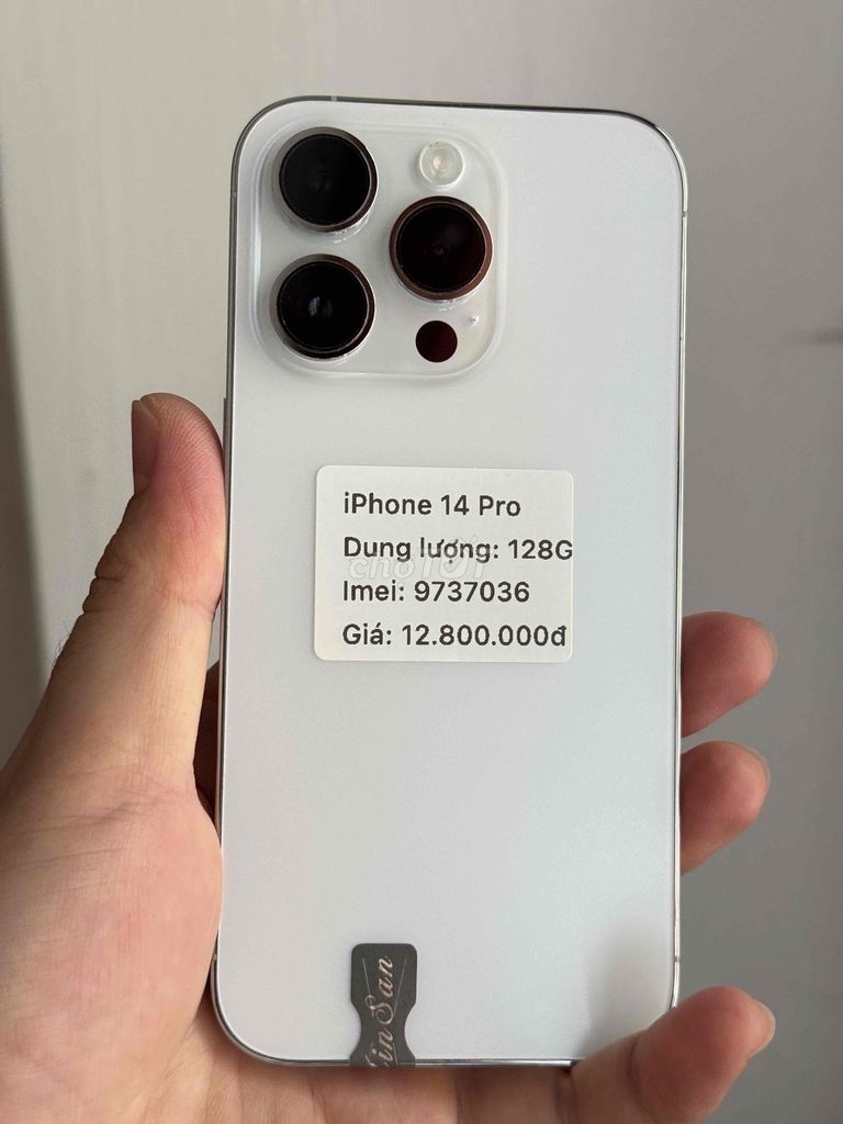 iPhone 14 Pro 128GB màu trắng máy đẹp. Mua bán Điện thoại tại Thành phố Buôn Ma Thuột Đắk Lắk được đăng bởi Nguyễn Hoàng hình 1