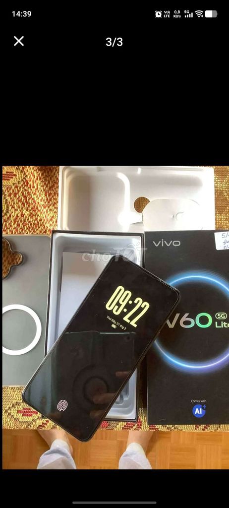 Vivo V60 Lite 8GB/256GB Đen. Mua bán Điện thoại tại Huyện Cam Lộ Quảng Trị được đăng bởi vũdeptrai hình 1