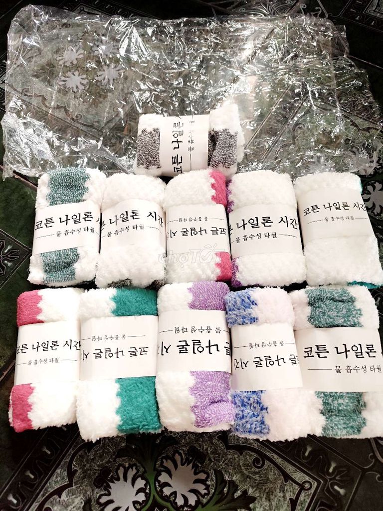 Khăn lau mặt Cotton Nylon Hàn Quốc. Mua bán Thiết bị vệ sinh, nhà tắm tại Thành phố Thuận An Bình Dương được đăng bởi Trần Tuyết Hạnh hình 1