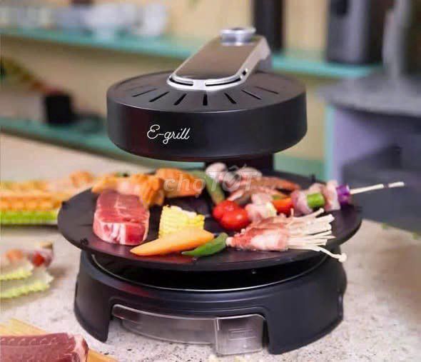 Bếp nướng điện E-Grill NO37 Đen 1800W. Mua bán Bếp, lò, đồ điện nhà bếp tại Quận Nam Từ Liêm Hà Nội được đăng bởi Lê Sáng hình 1