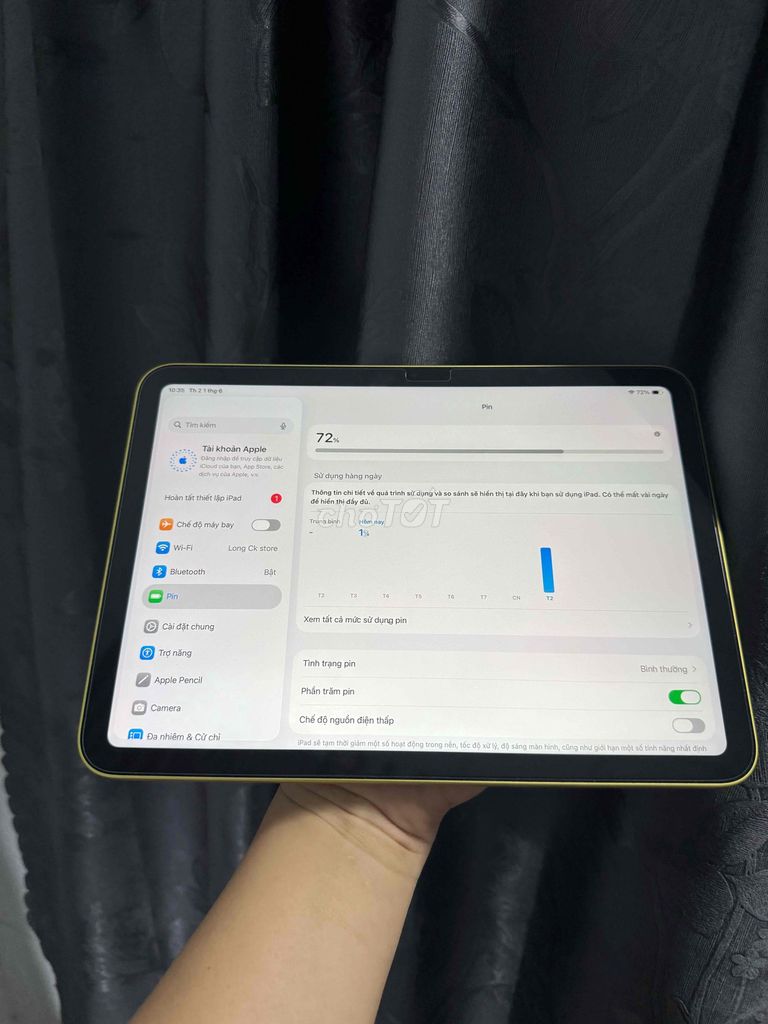 Apple iPad A16 128GB Vàng. Mua bán Máy tính bảng tại Thành phố Thủ Đức Tp Hồ Chí Minh được đăng bởi long nguyen hình 1