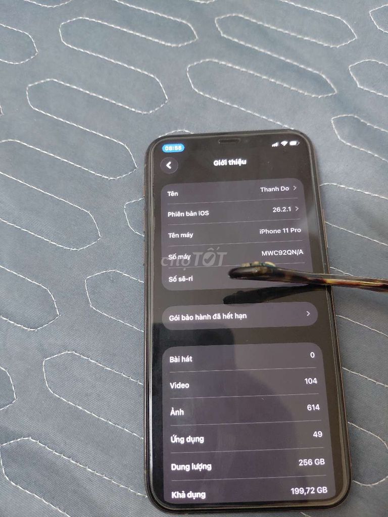 Apple iPhone 11 Pro 256GB Vàng. Mua bán Điện thoại tại Quận Hai Bà Trưng Hà Nội được đăng bởi Đỗ Thành hình 1