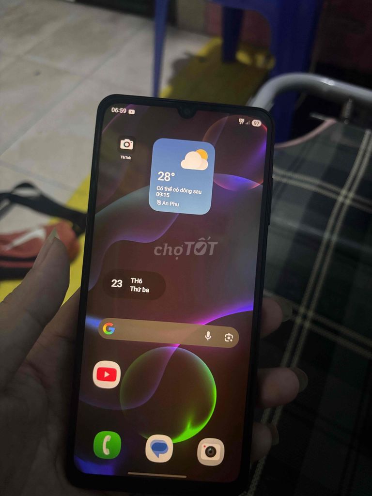 Samsung Galaxy A06 5G 128GB Đen Đã sử dụng. Mua bán Điện thoại tại Thành phố Thuận An Bình Dương được đăng bởi r7 hình 1