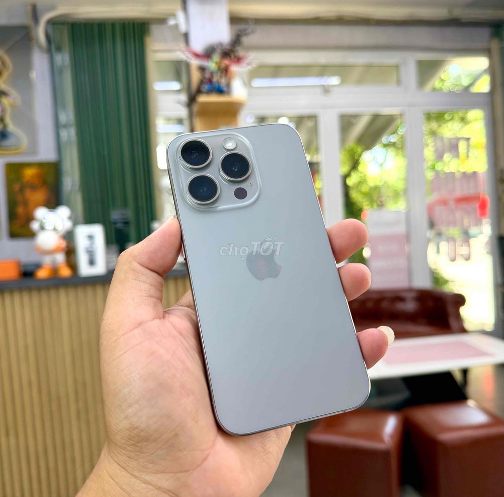 iPhone 15 Pro 128GB Tự Nhiên Zin áp. Mua bán Điện thoại tại Quận Thanh Khê Đà Nẵng được đăng bởi GẠO STORE ĐIỆN THOẠI TRẢ GÓP GIÁ RẺ ĐÀ NẴNG hình 1