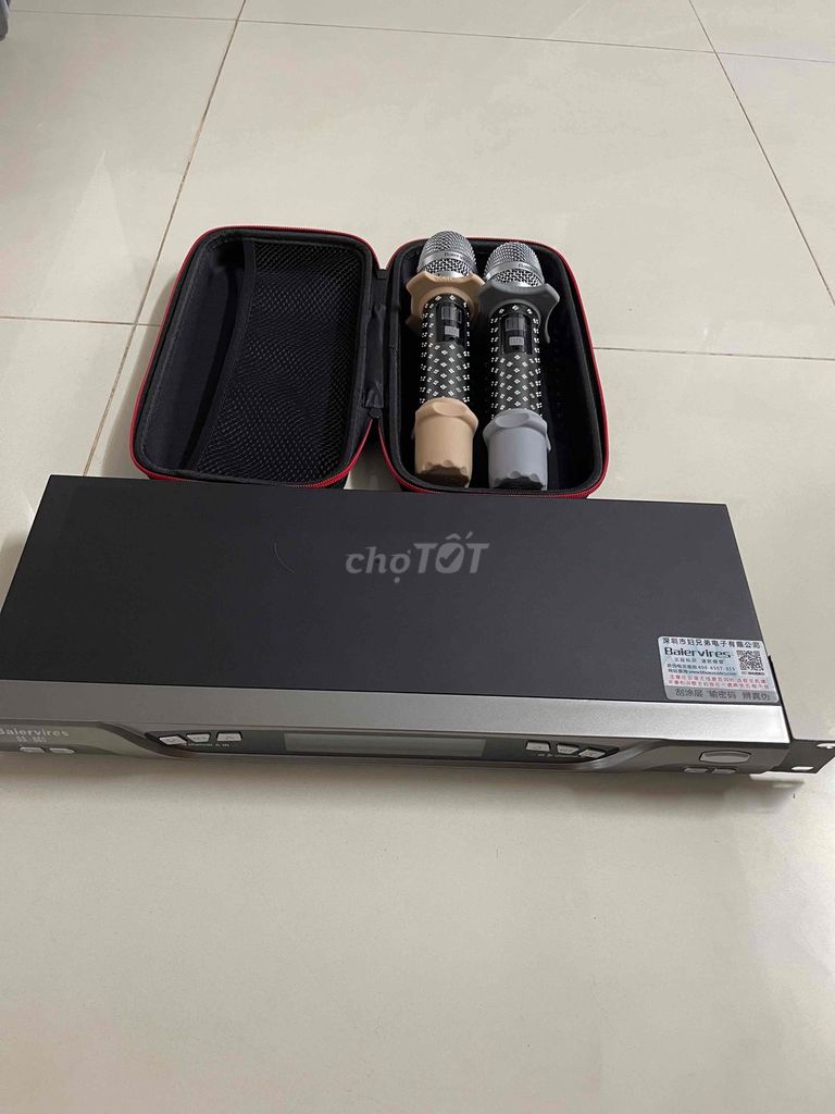 Micro không dây Baiervires BS-880 Xám chống nhiễu. Mua bán Tivi, Âm thanh tại Quận Gò Vấp Tp Hồ Chí Minh được đăng bởi Nguyễn Hữu Hùng hình 1