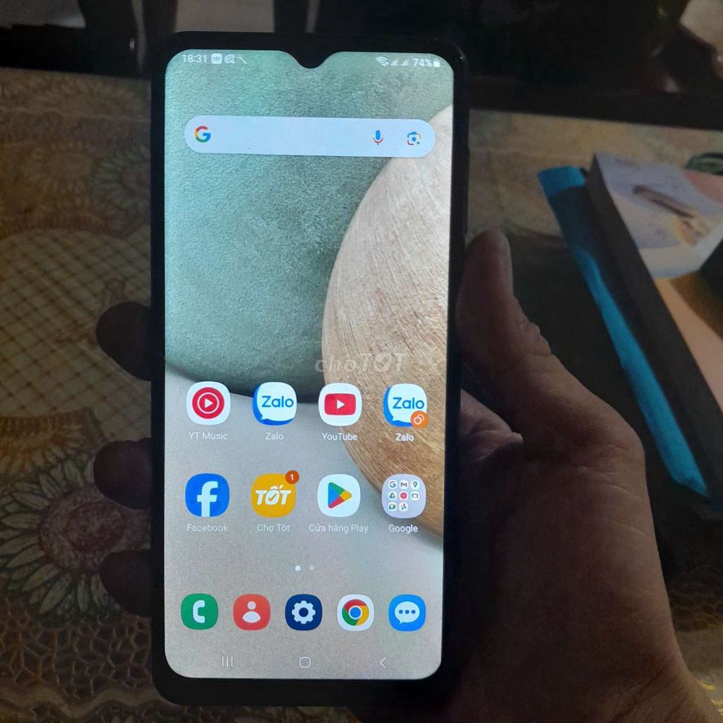 Samsung  A12 ram 4/128GB nguyên zin có đổi. Mua bán Điện thoại tại Thành phố Long Xuyên An Giang được đăng bởi MINH KIỆT  hình 1