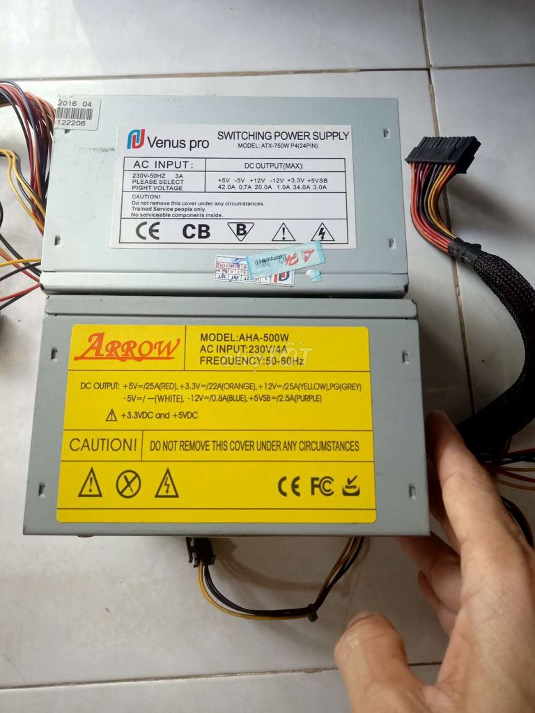 Nguồn Venus Pro ATX-500W Xám Đã sử dụng. Mua bán Linh kiện (RAM, Card...) tại Huyện Mỹ Xuyên Sóc Trăng được đăng bởi Alexis Sanchez  hình 1