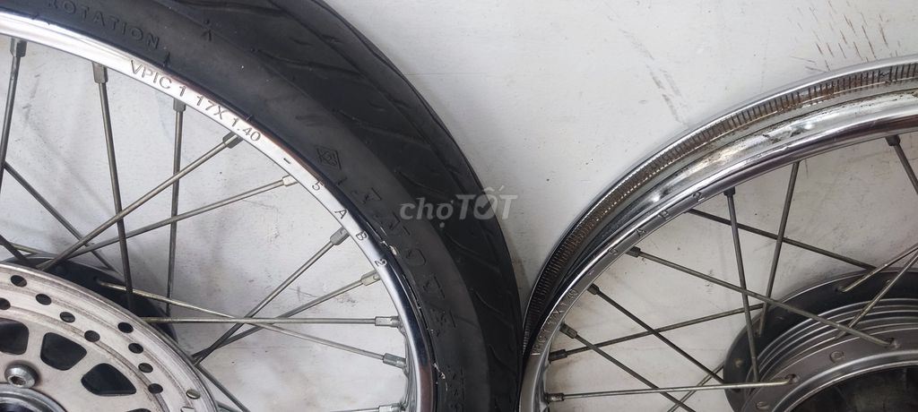 Cần bán cặp bánh căm đĩa- đùm zin ex nhỏ - sirius. Mua bán Phụ tùng xe tại Quận Phú Nhuận Tp Hồ Chí Minh được đăng bởi NGUYỄN THANH BÌNH hình 2