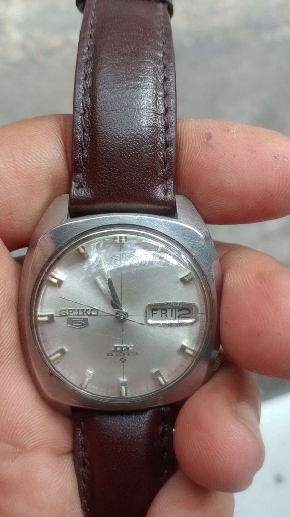 Đồng hồ Seiko DX xưa 1960s da Nâu 36mm. Mua bán Đồng hồ tại Quận 3 Tp Hồ Chí Minh được đăng bởi chơi vì dam me hình 1