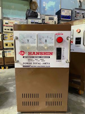 ổn áp Hanshin 10kva dãi 90v-250v. dây đồng 100%. Mua bán Đồ chuyên dụng, Giống nuôi trồng tại Quận Bình Tân Tp Hồ Chí Minh được đăng bởi  ổn áp cũ bình tân 