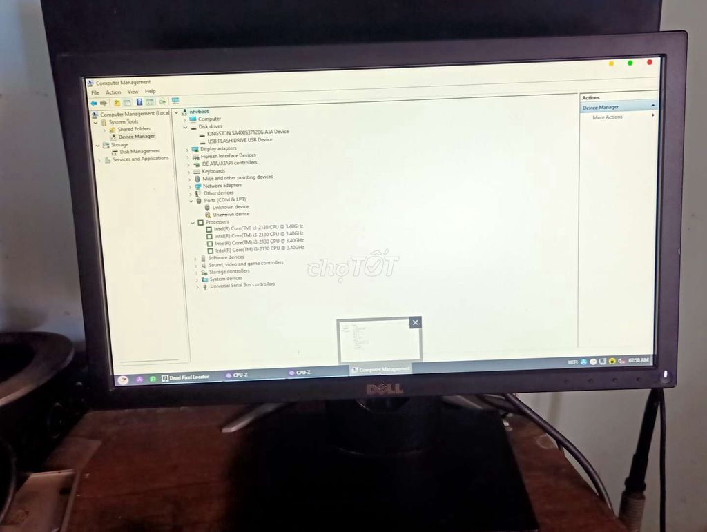 Màn hình dell văn phòng, còn rất mới.zin.