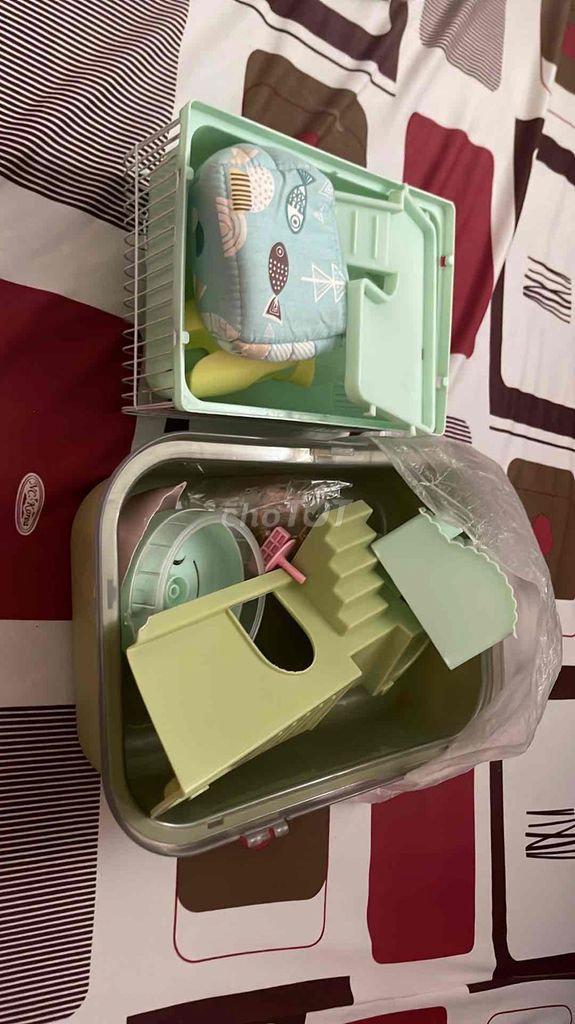 Chuồng Hamster đầy đủ phụ kiện -2 chuồng. Mua bán Phụ kiện, Thức ăn, Dịch vụ tại Quận Tân Phú Tp Hồ Chí Minh được đăng bởi Thể Hà hình 1