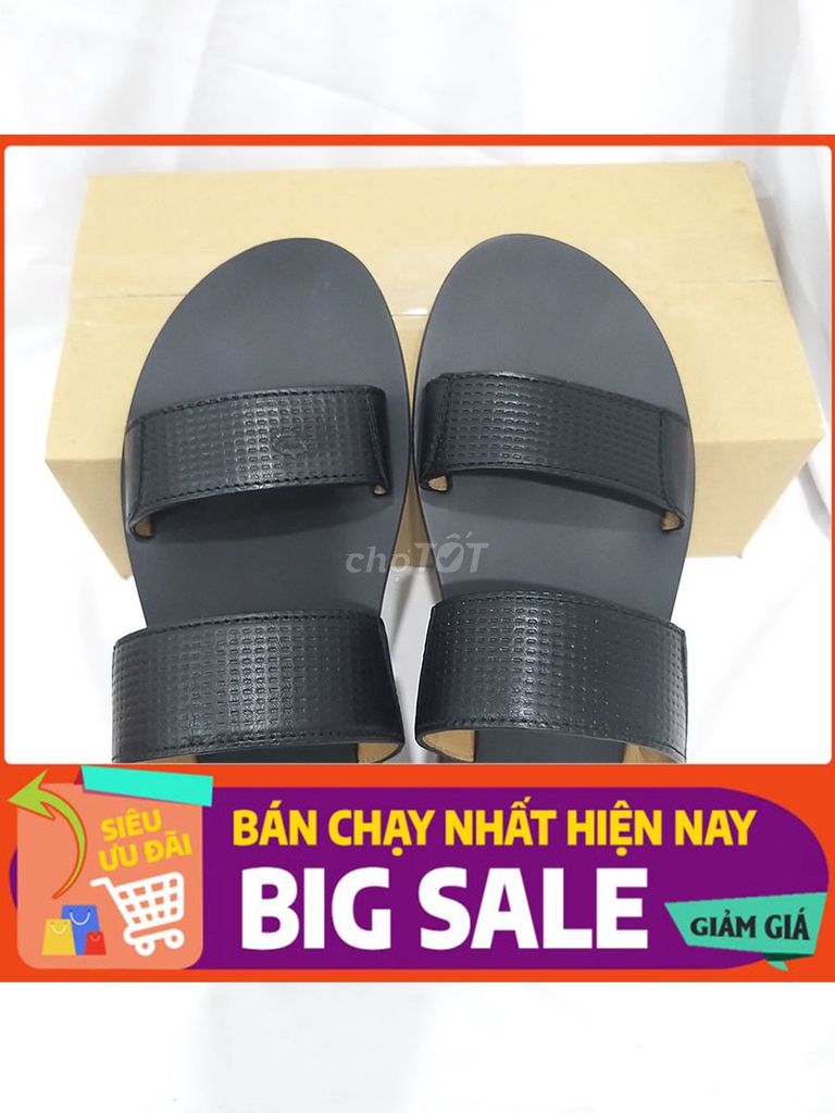 ngày 18.9-Dép da 2 quai ngang mới size 38 đến 43