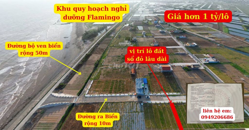 Bất động sản ven biển .khu bãi tắm xã Giao Phong,Giao Thủy,Nam Định