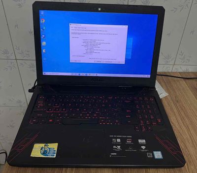 Asus Tuf Gaming Fx504GD 322 I7 8750H 16/240G 1050. Mua bán Laptop tại Quận 3 Tp Hồ Chí Minh được đăng bởi NgoPhuong