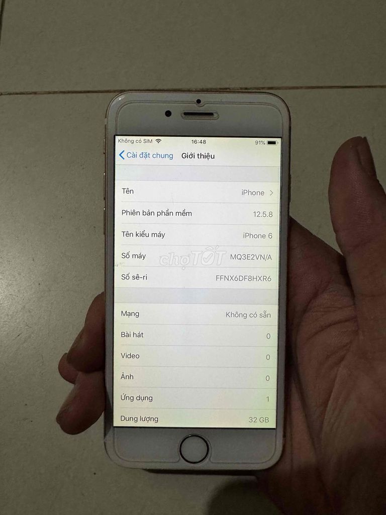 Apple iPhone 6 32GB Vàng Đã sử dụng. Mua bán Điện thoại tại Quận 10 Tp Hồ Chí Minh được đăng bởi Anh Duy hình 1