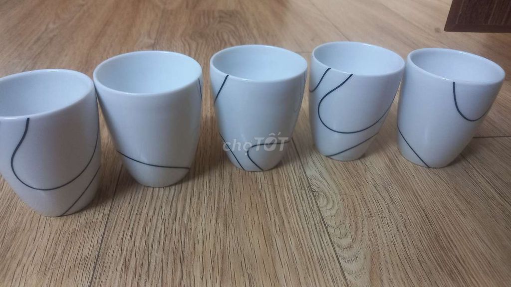 Thanh lý bộ cốc sứ 2 lớp bát tràng