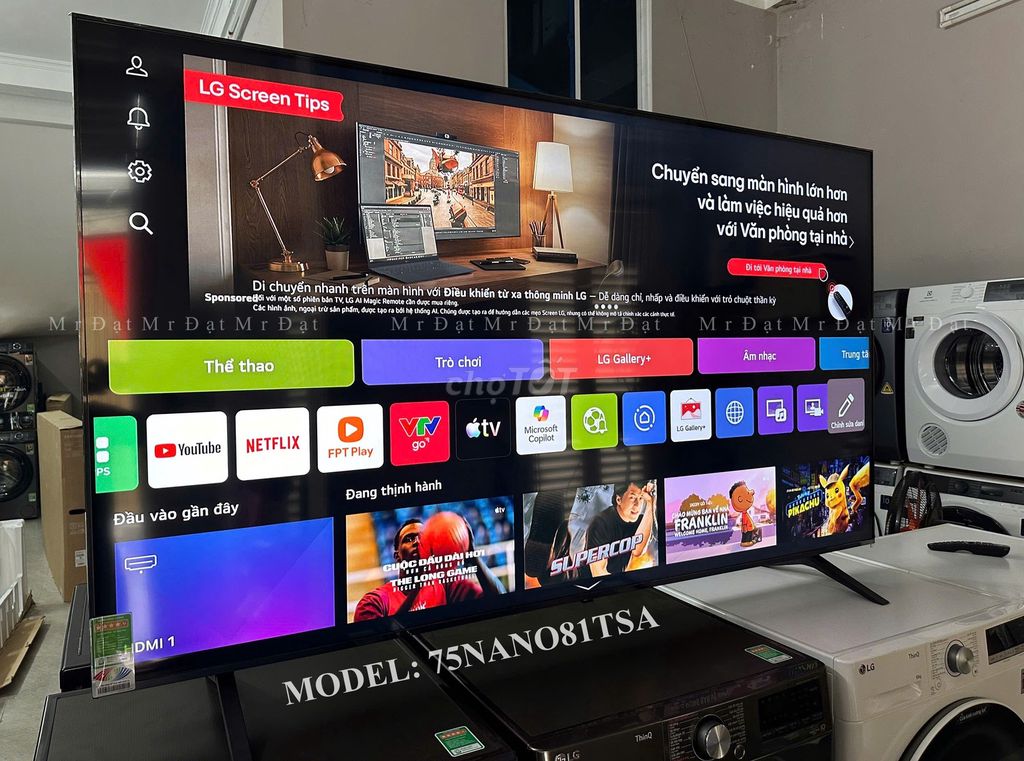 TIVI NANOCELL AI 4K 75 inch LG. MODEL: 75NANO81TSA. Mua bán Tivi, Âm thanh tại Quận 8 Tp Hồ Chí Minh được đăng bởi Trần Thiện Đạt hình 1