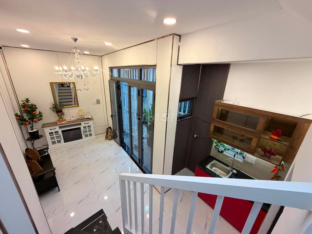 Nơ Trang Long P.11 Bình Thạnh, Hẻm 1 Xẹt, DT 24m2 Giá 3.55 Tỷ TL