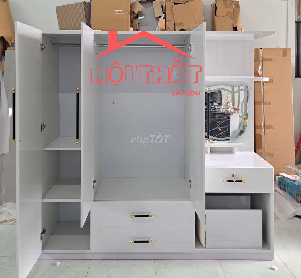 Tủ quần áo Nhựa 1m8x1m85x45cm=Tủ quần áo+. Mua bán Tủ, kệ gia đình tại Quận Bình Thạnh Tp Hồ Chí Minh được đăng bởi Nội thất giá xưởng hình 1