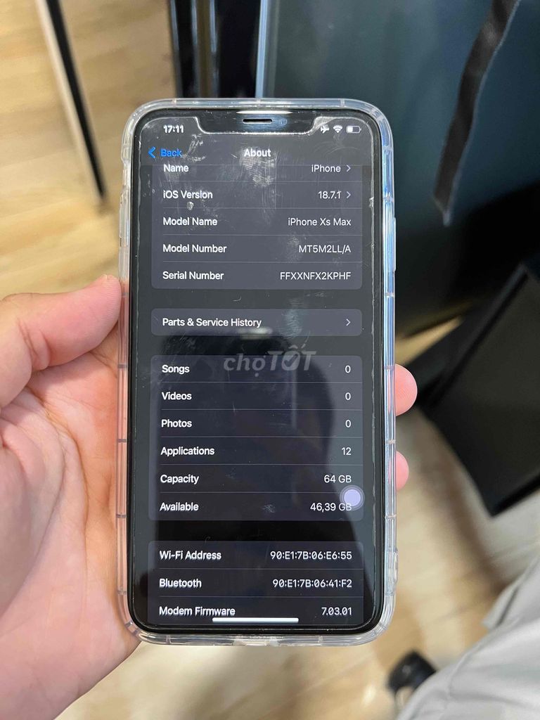 Apple iPhone Xs Max 64GB Vàng Hư Face ID. Mua bán Điện thoại tại Quận Bình Tân Tp Hồ Chí Minh được đăng bởi Tuấn hình 1